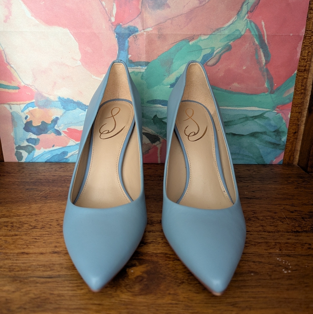 Soft Blue Women's Pumps